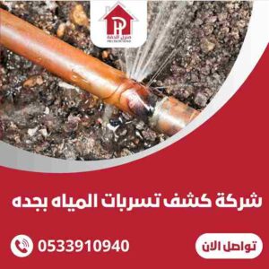 شركة كشف تسربات المياه بجدة