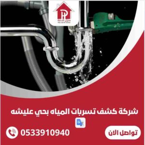 شركة كشف تسربات المياه بحي عليشه