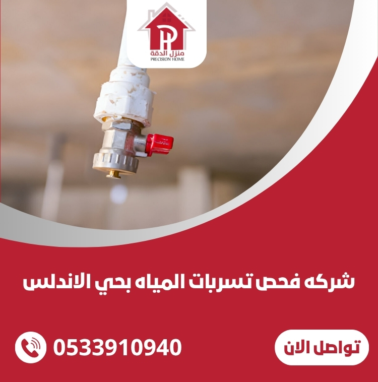 شركه فحص تسربات المياه بحي الاندلس