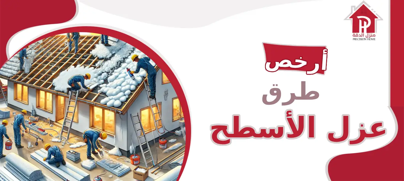 أرخص طرق عزل الأسطح: حماية فعالة وتوفير للطاقة 16 أرخص طرق عزل الأسطح