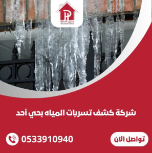 كشف تسربات المياه بحي أحد