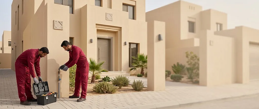 مشهد توضيحي للخدمات المنزلية والصيانة في الرياض
